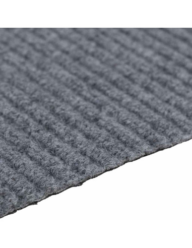 Runner in Moquette Grigio chiaro 100 x 250 cm Tessuto