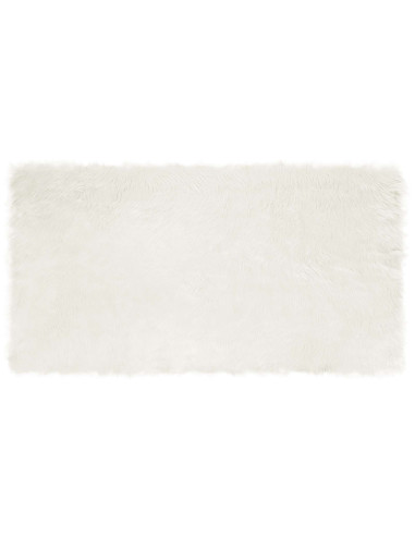 Tappeto Pecora Tafalla Bianco 80 x 150 cm Poliestere