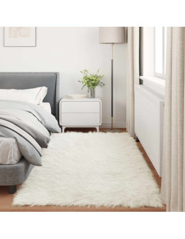Tappeto Pecora Tafalla Bianco 100 x 200 cm Poliestere