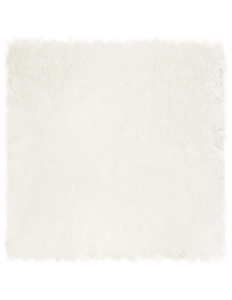 Tappeto Pecora Tafalla Bianco 160 x 160 cm Poliestere