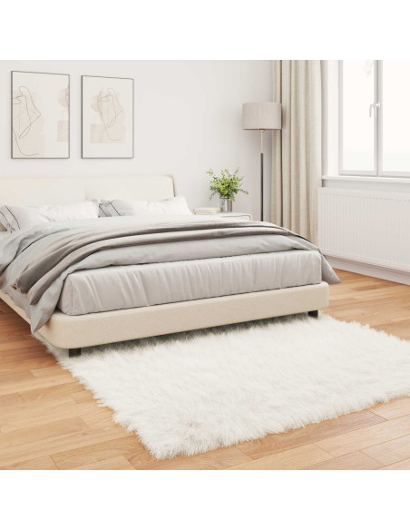 Tappeto Pecora Tafalla Bianco 160 x 160 cm Poliestere