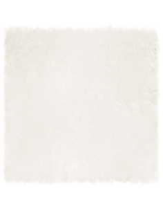 Tappeto Pecora Tafalla Bianco 240 x 240 cm Poliestere 2