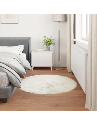 Tappeto Pecora Tafalla Bianco Ø 80 cm Poliestere