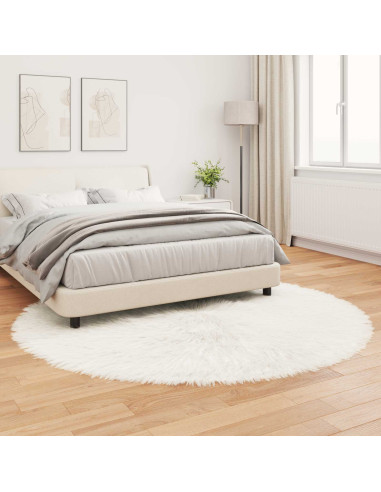 Tappeto Pecora Tafalla Bianco Ø 160 cm Poliestere