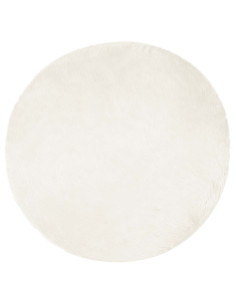 Tappeto Pecora Tafalla Bianco Ø 200 cm Poliestere 2