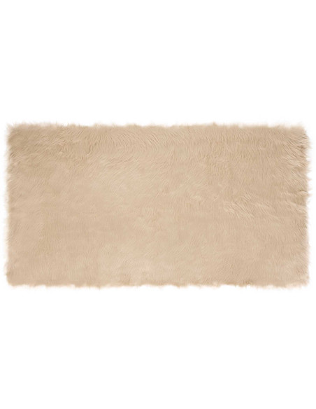 Tappeto Pecora Tafalla Beige 80 x 150 cm Poliestere