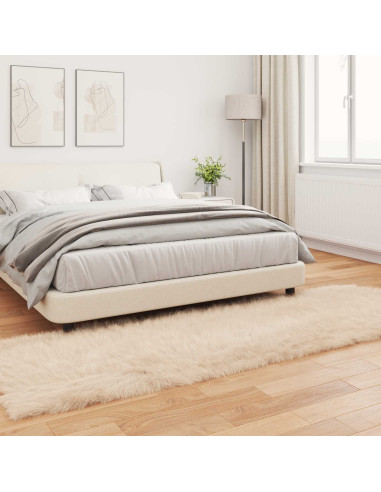 Tappeto Pecora Tafalla Beige 80 x 250 cm Poliestere