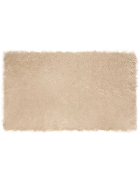 Tappeto Pecora Tafalla Beige 100 x 200 cm Poliestere