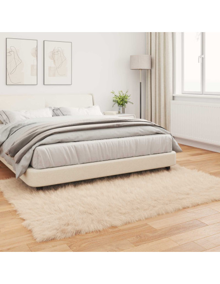 Tappeto Pecora Tafalla Beige 140 x 200 cm Poliestere
