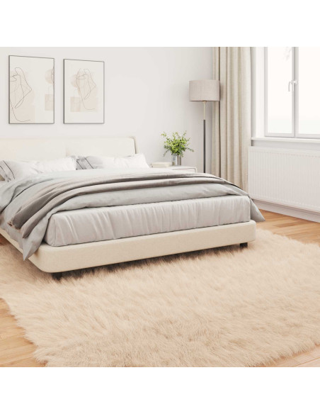 Tappeto Pecora Tafalla Beige 240 x 240 cm Poliestere