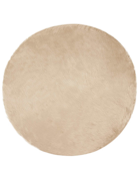 Tappeto Pecora Tafalla Beige Ø 200 cm Poliestere