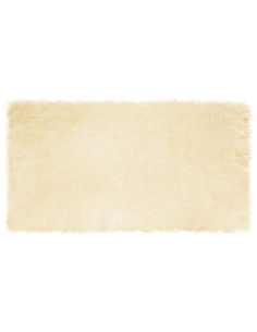 Tappeto Pecora Tafalla Crema 60 x 110 cm Poliestere 2