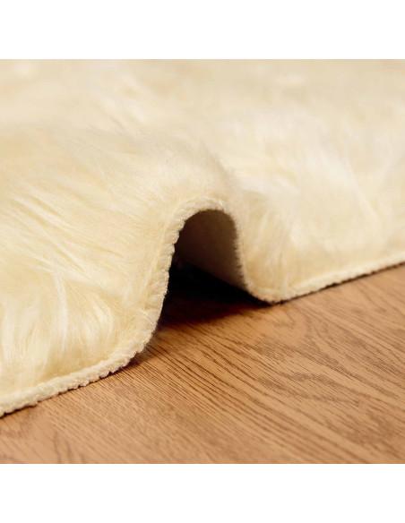 Tappeto Pecora Tafalla Crema 140 x 200 cm Poliestere