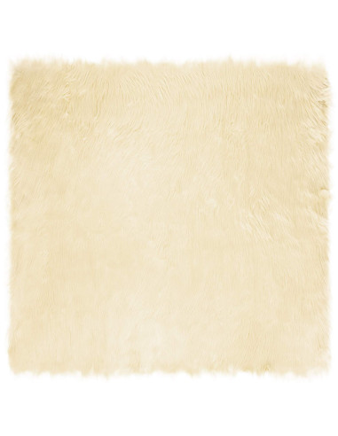 Tappeto Pecora Tafalla Crema 160 x 160 cm Poliestere