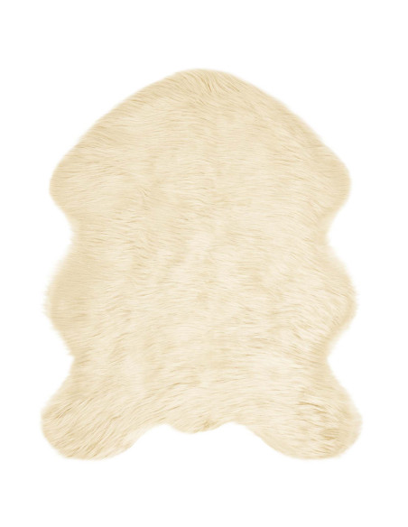 Tappeto Pecora Tafalla Crema 50 x 80 cm Poliestere