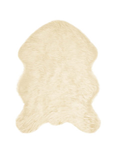 Tappeto Pecora Tafalla Crema 80 x 120 cm Poliestere 2