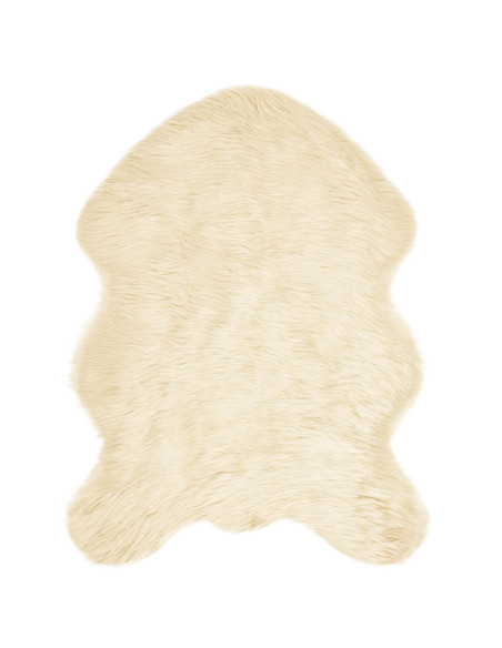 Tappeto Pecora Tafalla Crema 80 x 120 cm Poliestere