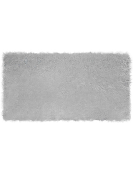 Tappeto Pecora Tafalla Grigio 80 x 150 cm Poliestere