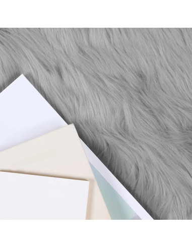 Tappeto Pecora Tafalla Grigio 120 x 170 cm Poliestere