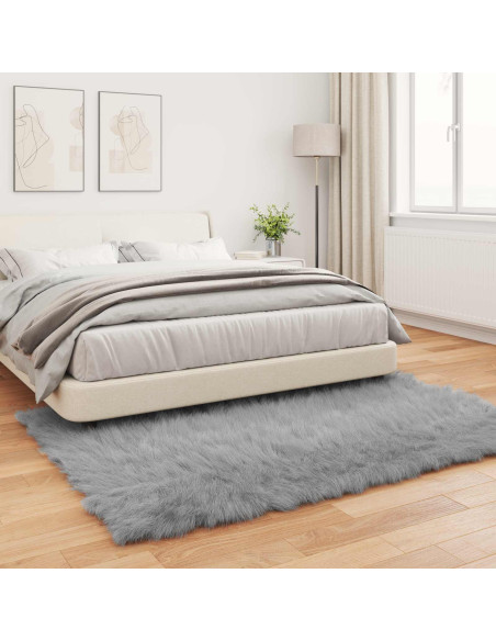 Tappeto Pecora Tafalla Grigio 160 x 230 cm Poliestere
