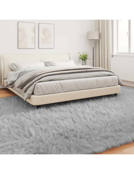 Tappeto Pecora Tafalla Grigio 200 x 280 cm Poliestere