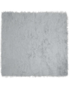 Tappeto Pecora Tafalla Grigio 120 x 120 cm Poliestere 2
