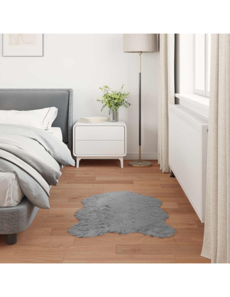 Tappeto Pecora Tafalla Grigio 80 x 120 cm Poliestere