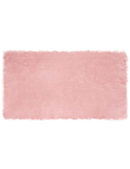 Tappeto Pecora Tafalla Rosa 60 x 110 cm Poliestere