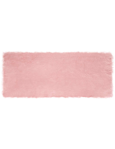 Tappeto Pecora Tafalla Rosa 80 x 200 cm Poliestere