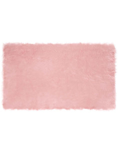 Tappeto Pecora Tafalla Rosa 100 x 200 cm Poliestere 2