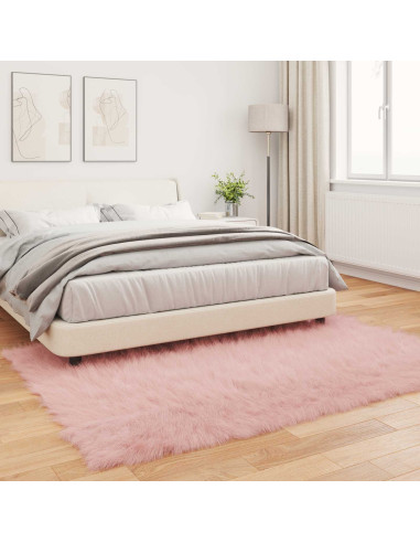 Tappeto Pecora Tafalla Rosa 160 x 230 cm Poliestere