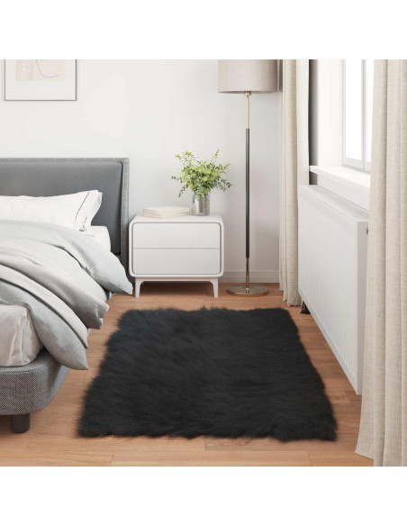 Tappeto Pecora Tafalla Nero 80 x 150 cm Poliestere
