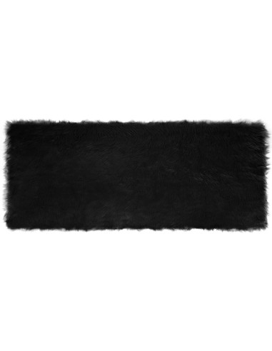 Tappeto Pecora Tafalla Nero 80 x 200 cm Poliestere