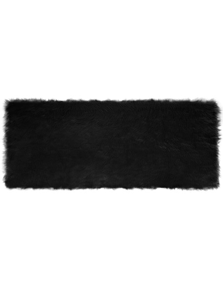 Tappeto Pecora Tafalla Nero 80 x 200 cm Poliestere