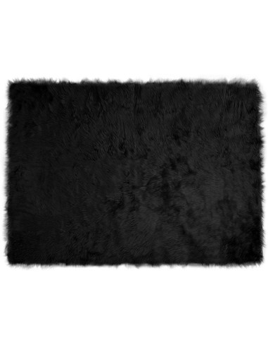 Tappeto Pecora Tafalla Nero 120 x 170 cm Poliestere
