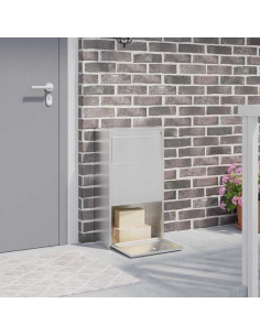 Cassetta per pacchi con archiviazione Argento 44 x 22 x 82 cm