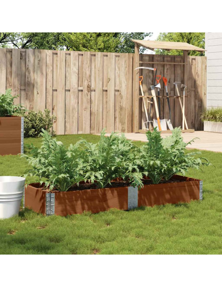 Poggiapiedi da Giardino Marrone 150x50cm Legno Massello di Pino