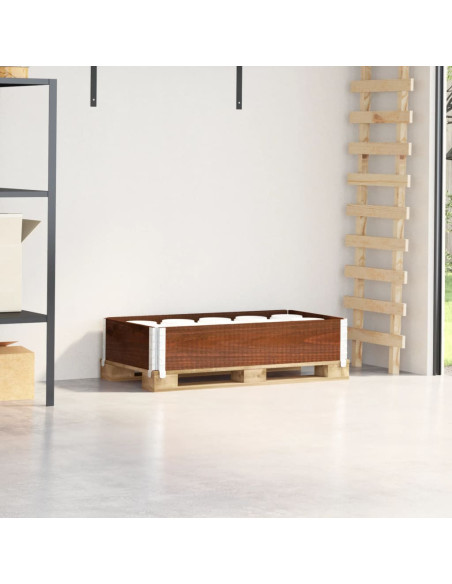 Paretale per Pallet Marrone 100x50cm in Legno Massello di Pino