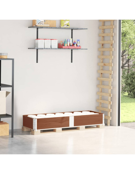 Paretale per Pallet Marrone 150x50cm in Legno Massello di Pino
