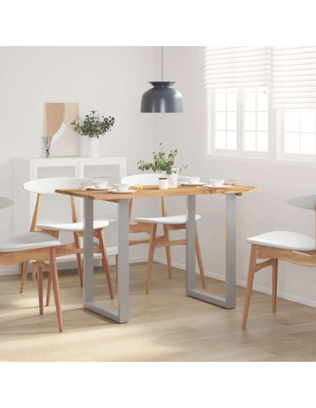 Tavolo da Pranzo 118x58x76 cm in Legno Massello di Acacia