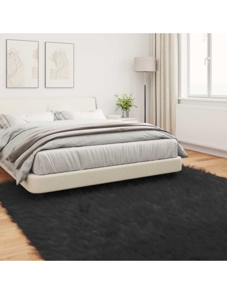 Tappeto Pecora Tafalla Nero 240 x 240 cm Poliestere