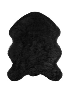 Tappeto Pecora Tafalla Nero 50 x 80 cm Poliestere 2