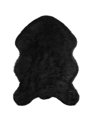 Tappeto Pecora Tafalla Nero 60 x 90 cm Poliestere