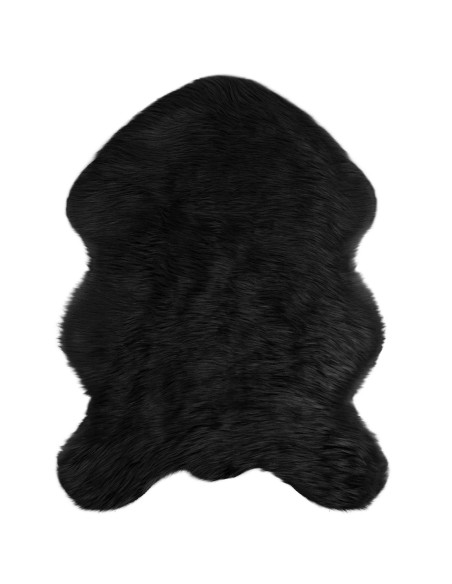 Tappeto Pecora Tafalla Nero 80 x 120 cm Poliestere