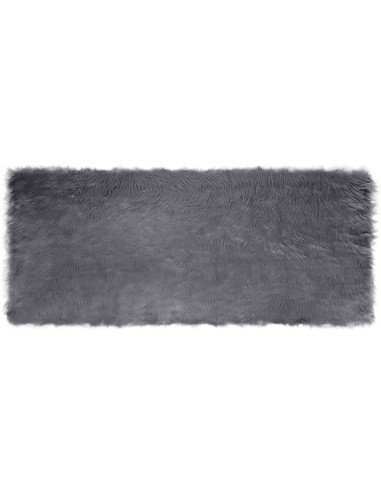 Tappeto Pecora Tafalla Antracite 100 x 200 cm Poliestere
