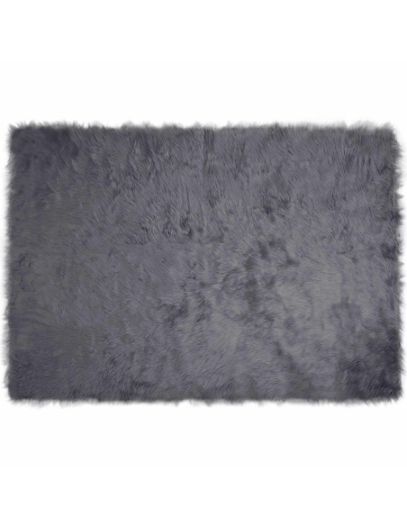 Tappeto Pecora Tafalla Antracite 120 x 170 cm Poliestere