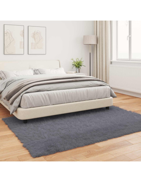Tappeto Pecora Tafalla Antracite 120 x 170 cm Poliestere