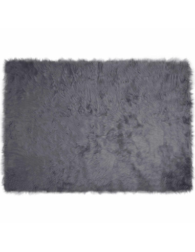 Tappeto Pecora Tafalla Antracite 140 x 200 cm Poliestere
