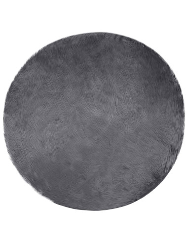 Tappeto Pecora Tafalla Antracite Ø 80 cm Poliestere