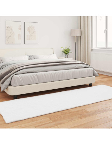 Tappeto in Pelliccia Sintetica di Coniglio Olite Bianco